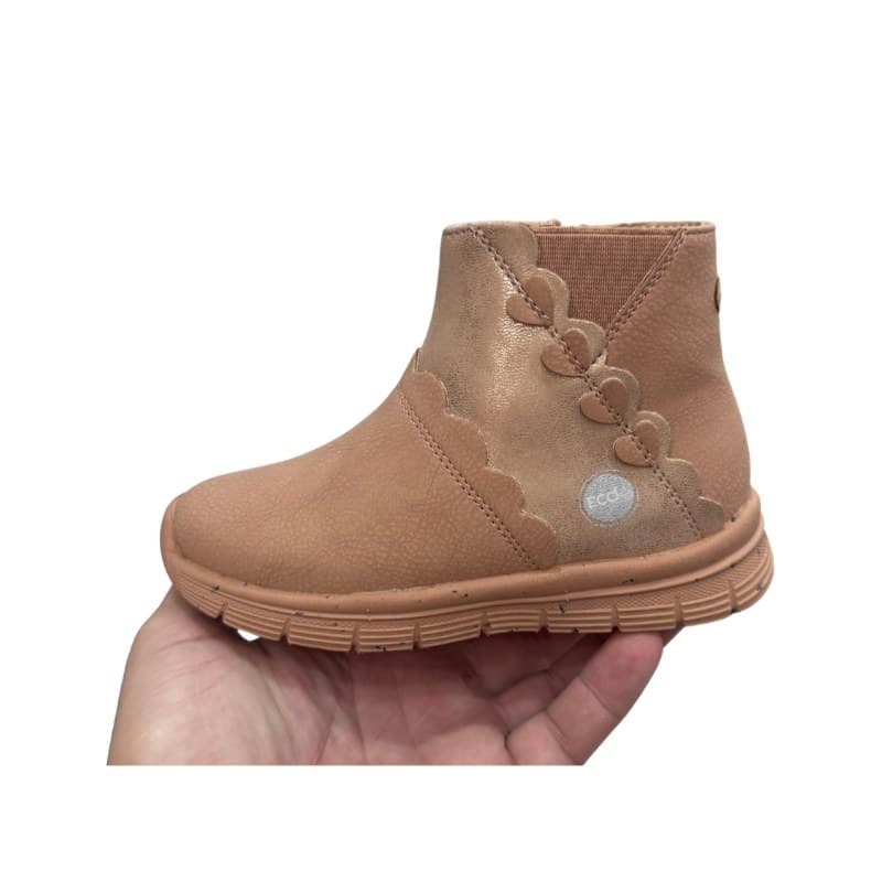 بوت بنات Chicco ECO وردي بحواف مموجة
