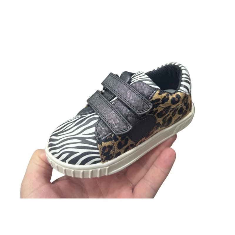 Baskets bébé fille Chicco zèbre et léopard