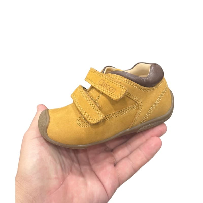 Chaussures premiers pas bébé Chicco camel