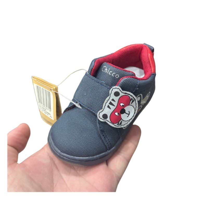 Chaussures bébé garçon Chicco tigre bleu jean