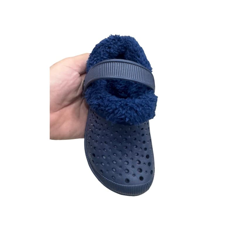 صابو مبطن بالفرو للأطفال Chicco أزرق كحلي