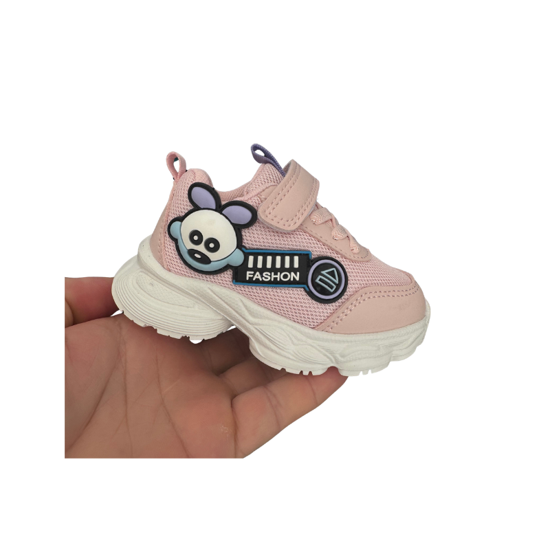Basket Fille Fashion Panda — Rose