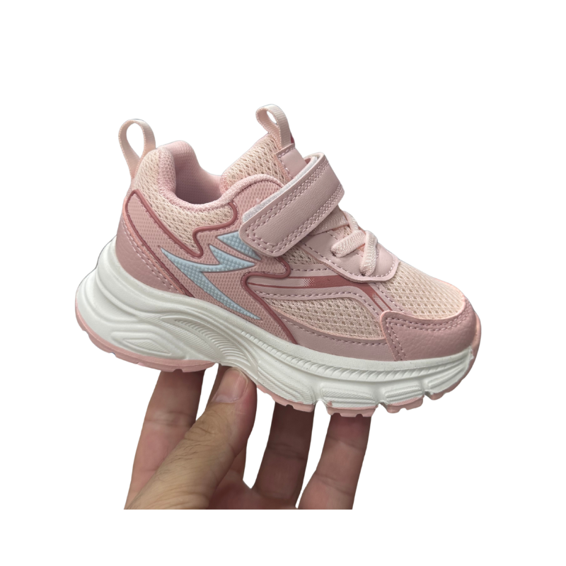 Basket Fille Rose Éclair Sport Bébé