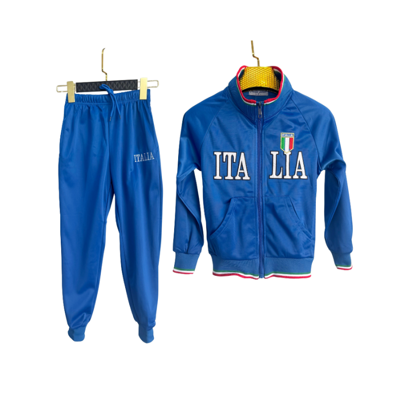 Survêtement Garçon Italia Bleu Royal 6-16 ans