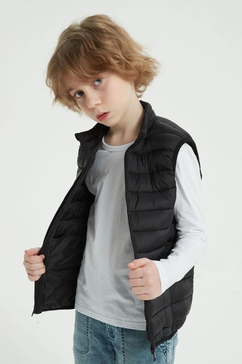 Gilet sans manches enfant Kymaxx Original – Col montant