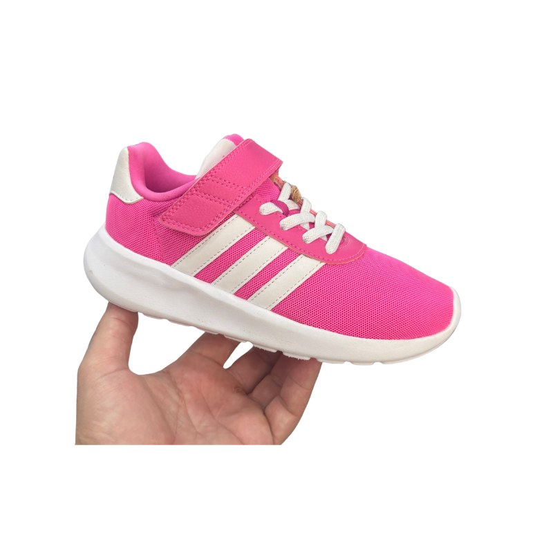 حذاء رياضي بنات Adidas Lite Racer وردي فوشيا