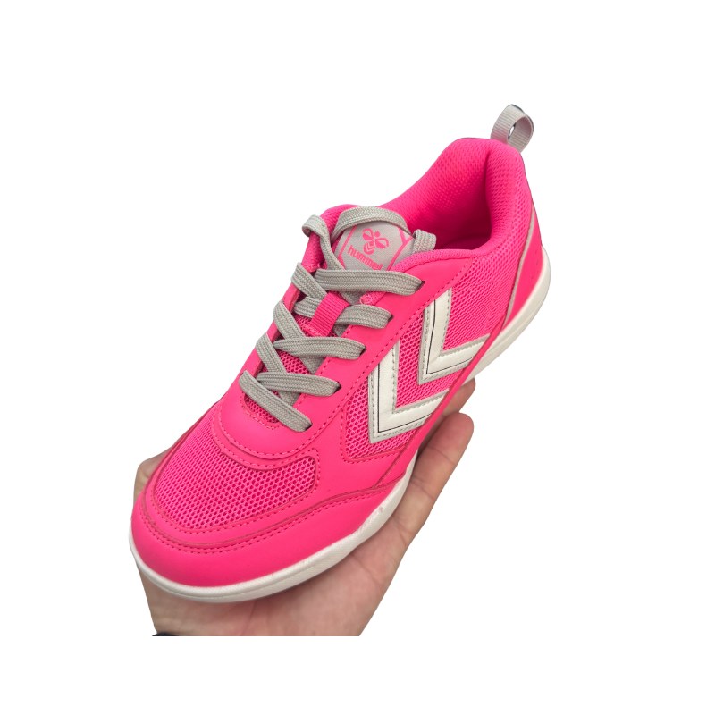 Baskets fille Hummel indoor rose fluo
