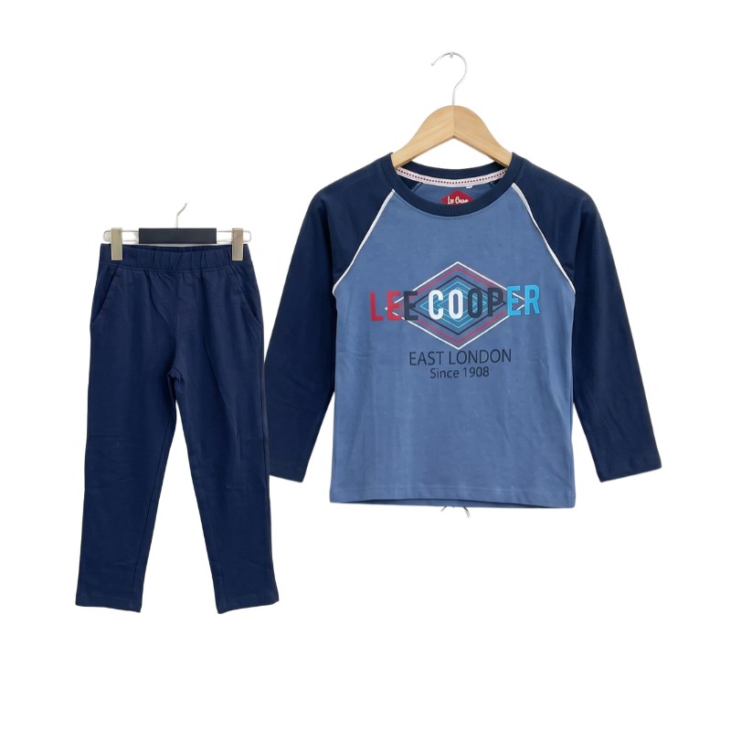 بيجامة أولاد Lee Cooper قطن 100%